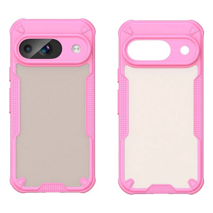 Armor Series For Google Pixel 9 Case PC+TPU Semi-Transparent Frosted Finish Protective Phone Cover