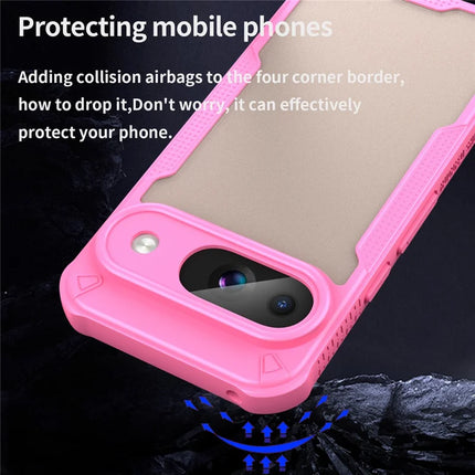 Armor Series For Google Pixel 9 Case PC+TPU Semi-Transparent Frosted Finish Protective Phone Cover
