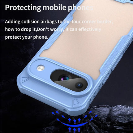 Armor Series For Google Pixel 9 Case PC+TPU Semi-Transparent Frosted Finish Protective Phone Cover