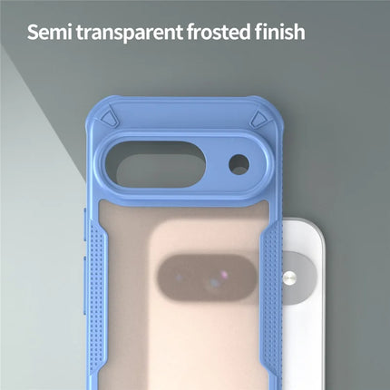 Armor Series For Google Pixel 9 Case PC+TPU Semi-Transparent Frosted Finish Protective Phone Cover