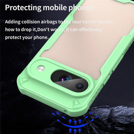 Armor Series For Google Pixel 9 Case PC+TPU Semi-Transparent Frosted Finish Protective Phone Cover
