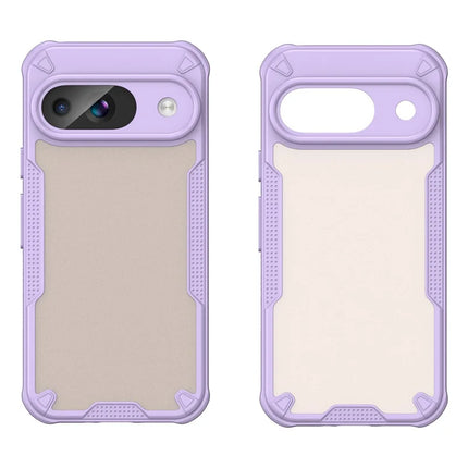 Armor Series For Google Pixel 9 Case PC+TPU Semi-Transparent Frosted Finish Protective Phone Cover