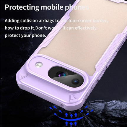 Armor Series For Google Pixel 9 Case PC+TPU Semi-Transparent Frosted Finish Protective Phone Cover