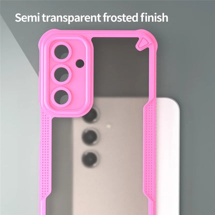 Armor Series For Samsung Galaxy A16 5G / 4G Case PC+TPU Semi-Transparent Frosted Finish Protective Phone Cover