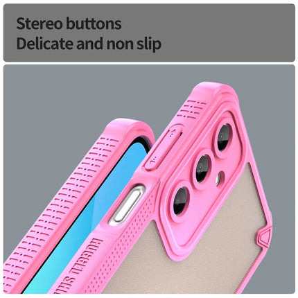 Armor Series For Samsung Galaxy A16 5G / 4G Case PC+TPU Semi-Transparent Frosted Finish Protective Phone Cover