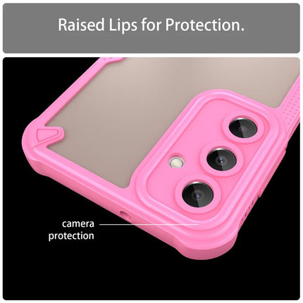Armor Series For Samsung Galaxy A16 5G / 4G Case PC+TPU Semi-Transparent Frosted Finish Protective Phone Cover