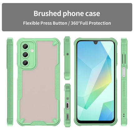 Armor Series For Samsung Galaxy A16 5G / 4G Case PC+TPU Semi-Transparent Frosted Finish Protective Phone Cover