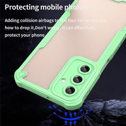 Armor Series For Samsung Galaxy A16 5G / 4G Case PC+TPU Semi-Transparent Frosted Finish Protective Phone Cover