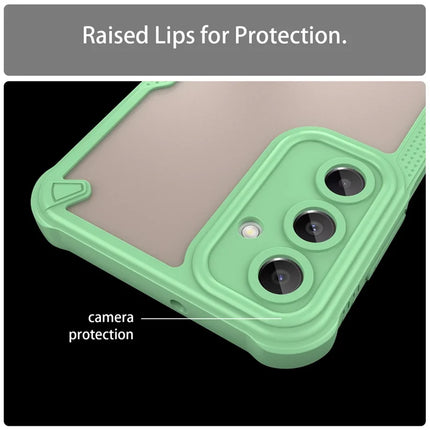 Armor Series For Samsung Galaxy A16 5G / 4G Case PC+TPU Semi-Transparent Frosted Finish Protective Phone Cover