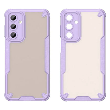 Armor Series For Samsung Galaxy A16 5G / 4G Case PC+TPU Semi-Transparent Frosted Finish Protective Phone Cover