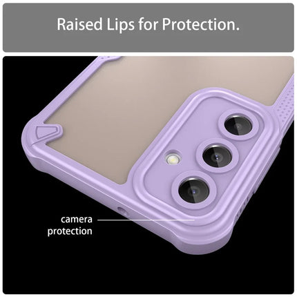 Armor Series For Samsung Galaxy A16 5G / 4G Case PC+TPU Semi-Transparent Frosted Finish Protective Phone Cover