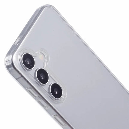 For Samsung Galaxy A55 5G Case TPU 1.8mm Clear Phone Cover with Lanyard Holes