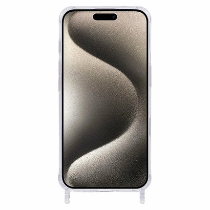 ShopCaseCart Model Case  For  iPhone 15 Pro Max Case PC+TPU 1.5mm Clear Phone Cover with Lanyard Holes