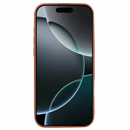 For iPhone 16 Pro Max Case Electroplating Lens Frame Textured TPU Shockproof Phone Cover