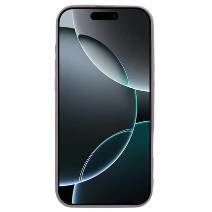 For iPhone 16 Pro Max Case Electroplating Lens Frame Textured TPU Shockproof Phone Cover