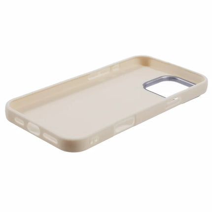 For iPhone 16 Pro Max Case Electroplating Lens Frame Textured TPU Shockproof Phone Cover