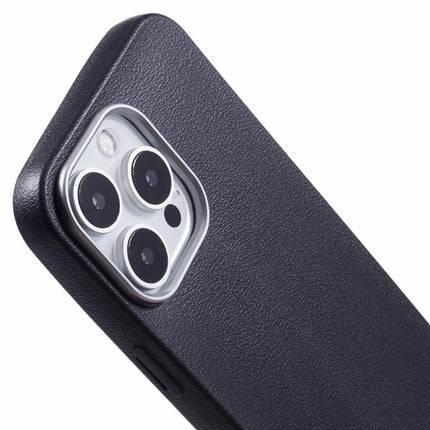 For iPhone 16 Pro Max Case Electroplating Lens Frame Textured TPU Shockproof Phone Cover