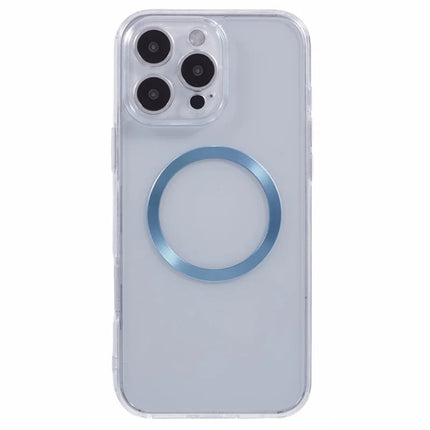 For iPhone 16 Pro Max Case Compatible with MagSafe CD Vein TPU+Acrylic Phone Cover