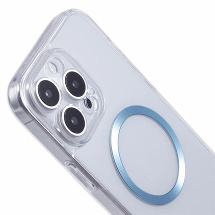 For iPhone 16 Pro Max Case Compatible with MagSafe CD Vein TPU+Acrylic Phone Cover