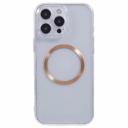 For iPhone 16 Pro Max Case Compatible with MagSafe CD Vein TPU+Acrylic Phone Cover