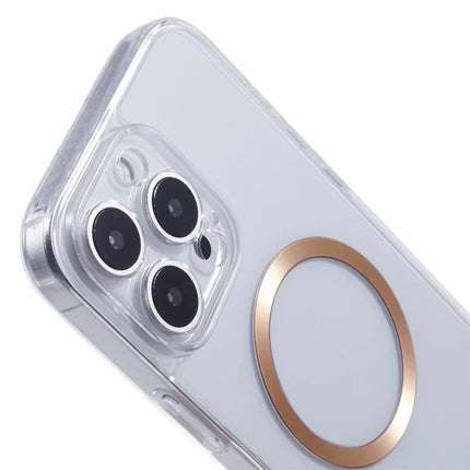 For iPhone 16 Pro Max Case Compatible with MagSafe CD Vein TPU+Acrylic Phone Cover