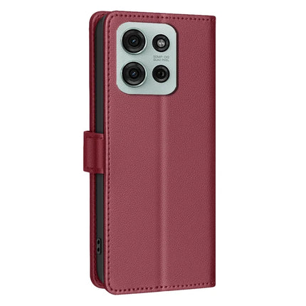 BINFEN COLOR BF32 For Motorola Moto G75 5G Leather Case Wallet RFID Blocking Phone Cover