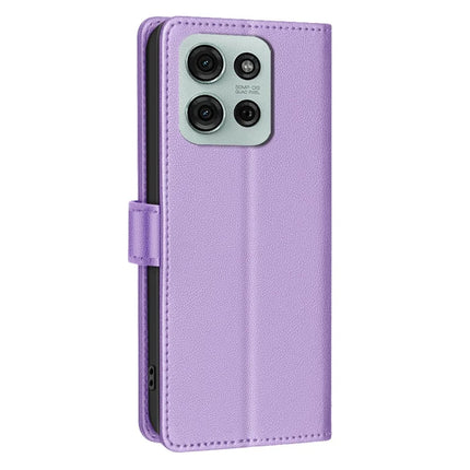 BINFEN COLOR BF32 For Motorola Moto G75 5G Leather Case Wallet RFID Blocking Phone Cover