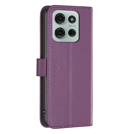 BINFEN COLOR BF17 For Motorola Moto G75 5G Case Wallet Folio Flip Leather Cover