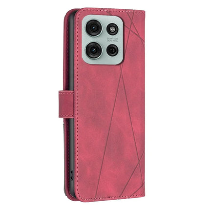 BINFEN COLOR BF05 For Motorola Moto G75 5G Case Leather Phone Cover Wallet Stand