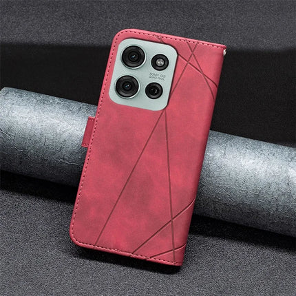 BINFEN COLOR BF05 For Motorola Moto G75 5G Case Leather Phone Cover Wallet Stand