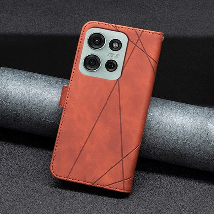 BINFEN COLOR BF05 For Motorola Moto G75 5G Case Leather Phone Cover Wallet Stand