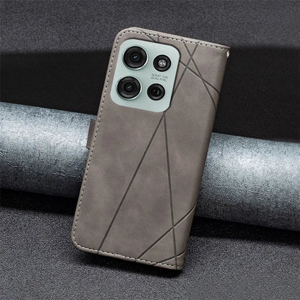 BINFEN COLOR BF05 For Motorola Moto G75 5G Case Leather Phone Cover Wallet Stand
