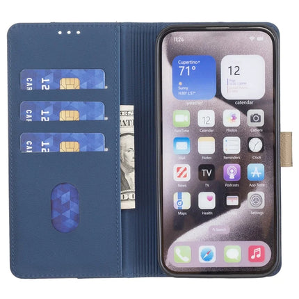 BINFEN COLOR BF33 for Motorola Moto G75 5G Leather Case Splicing Color RFID Blocking