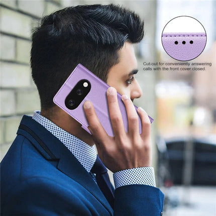 BINFEN COLOR BF32 For Google Pixel 9a Leather Case Wallet RFID Blocking Phone Cover