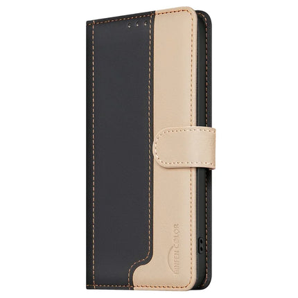 BINFEN COLOR BF33 for Google Pixel 9a Leather Case Splicing Color RFID Blocking