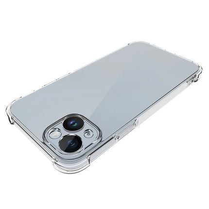 WANLONFENG WL Series for iPhone 13 TPU Case 2.0mm Phone Cover with Tempered Glass Film
