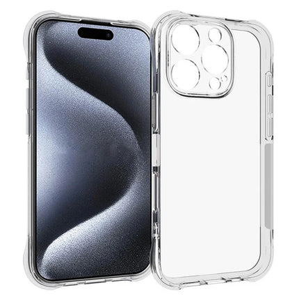 WANLONFENG WL Series for iPhone 16 Pro TPU Case 2.0mm Phone Cover with Tempered Glass Film