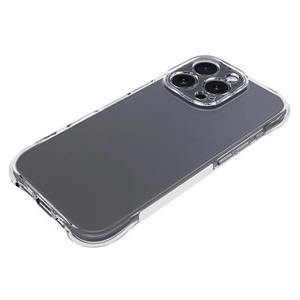 WANLONFENG WL Series for iPhone 16 Pro TPU Case 2.0mm Phone Cover with Tempered Glass Film
