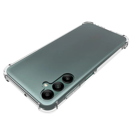WANLONFENG WL Series for Samsung Galaxy A24 5G / A24 4G (162.1 x 77.6 x 8.3mm) Case 2.0mm Clear TPU Cover with Tempered Glass Film (Big Lens Hole)