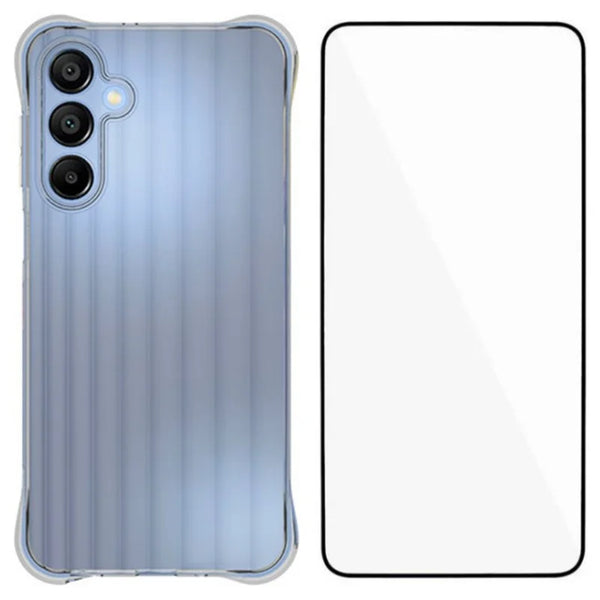 ShopCaseCart Shockproof Case Samsung Galaxy A16 4G / 5G TPU Protective cover 2.0mm Phone Guard with Tempered Glass Film