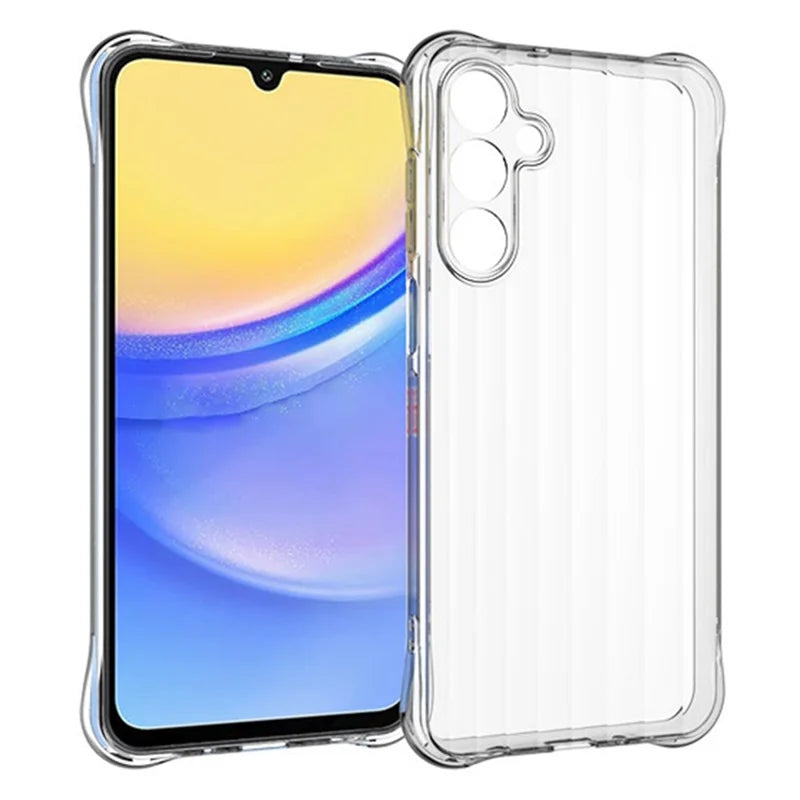 ShopCaseCart Shockproof Case Samsung Galaxy A16 4G / 5G TPU Protective cover 2.0mm Phone Guard with Tempered Glass Film