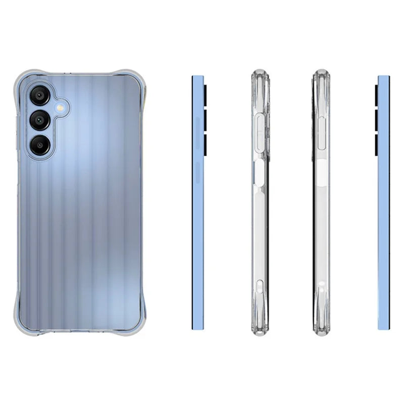 ShopCaseCart Shockproof Case Samsung Galaxy A16 4G / 5G TPU Protective cover 2.0mm Phone Guard with Tempered Glass Film