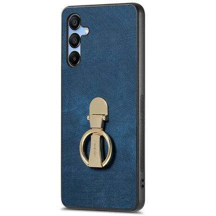 CASENEO D22 For Samsung Galaxy A16 4G / 5G Case Folding Kickstand Retro Leather Back Phone Cover - Blue