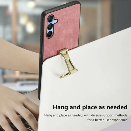CASENEO D22 For Samsung Galaxy A16 4G / 5G Case Folding Kickstand Retro Leather Back Phone Cover