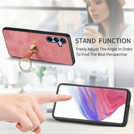 CASENEO D22 For Samsung Galaxy A16 4G / 5G Case Folding Kickstand Retro Leather Back Phone Cover
