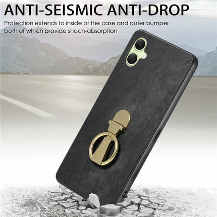 CASENEO D22 For Samsung Galaxy A06 Case Folding Kickstand Retro Leather Back Phone Cover