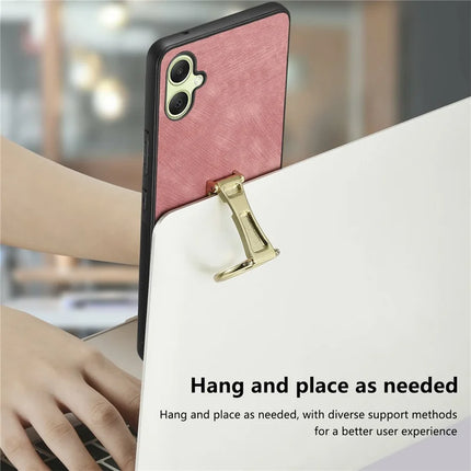 CASENEO D22 For Samsung Galaxy A06 Case Folding Kickstand Retro Leather Back Phone Cover