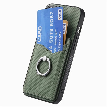 For Samsung Galaxy A06 Case Card Slots Ring Holder Kickstand Phone Cover