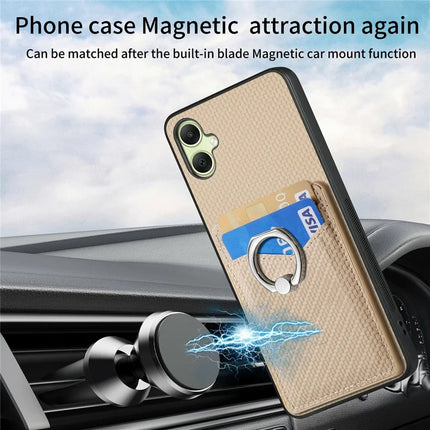 For Samsung Galaxy A06 Case Card Slots Ring Holder Kickstand Phone Cover