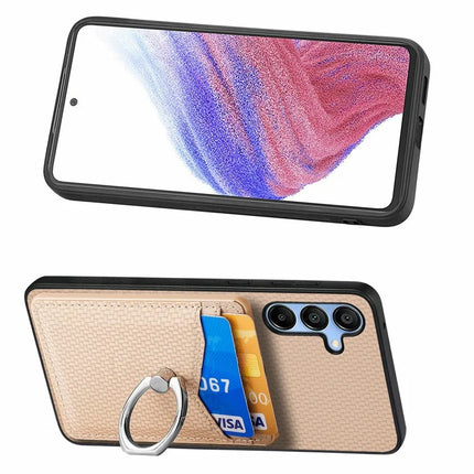 For Samsung Galaxy A16 4G / 5G Case Card Slots Ring Holder Kickstand Phone Cover